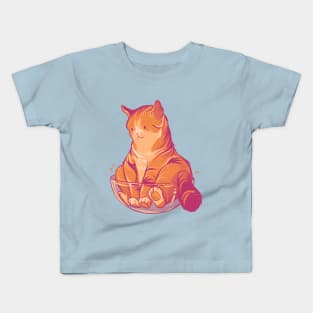 If it fits, it sits! (funny cat) Kids T-Shirt